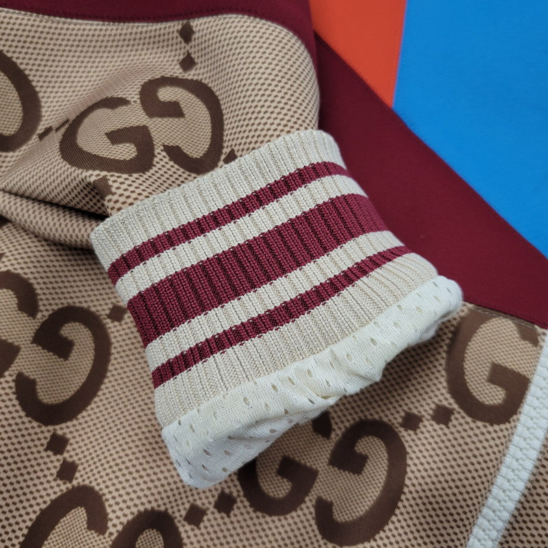 【中古品】【メンズ】 JUMBO GG COLOR BLOCK TRACK JACKET 693022 ジャンボGG カラー ブロック トラックジャケット 141-250914-as-25-izu サイズ：XS カラー：マルチカラー 万代Net店