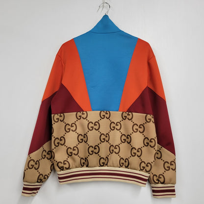 【中古品】【メンズ】 JUMBO GG COLOR BLOCK TRACK JACKET 693022 ジャンボGG カラー ブロック トラックジャケット 141-250914-as-25-izu サイズ：XS カラー：マルチカラー 万代Net店