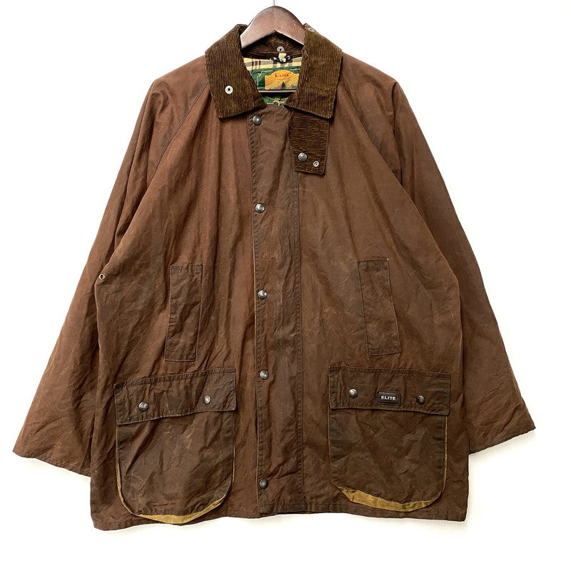 【現状渡し品】【メンズ】 ELITE CLASSIC エリート クラシック OILED JACKET オイルドジャケット アウター 146-250913-as-19-izu サイズ：M カラー：ブラウン 万代Net店