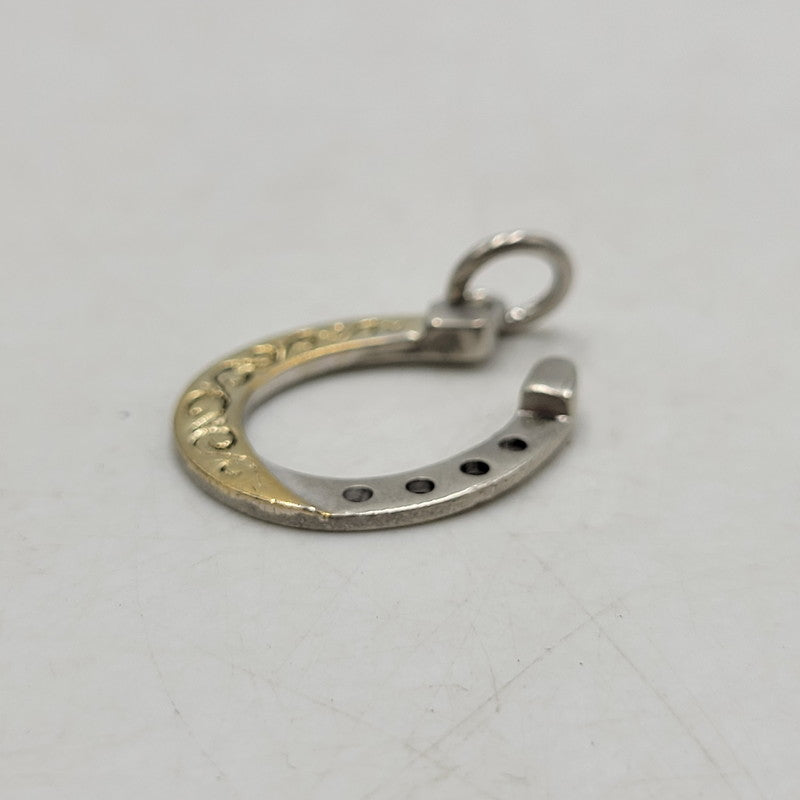 【中古品】【メンズ】 SAAD サード K24GP SV925 コンビ HORSESHOE PENDANT TOP ホースシュー ペンダントトップ アクセサリー 191-250926-hi-26-izu カラー：ゴールド/シルバー 万代Net店