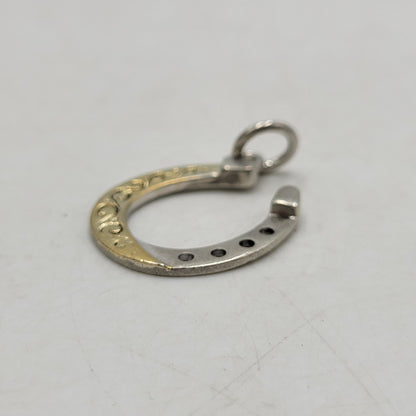 【中古品】【メンズ】 SAAD サード K24GP SV925 コンビ HORSESHOE PENDANT TOP ホースシュー ペンダントトップ アクセサリー 191-250926-hi-26-izu カラー：ゴールド/シルバー 万代Net店