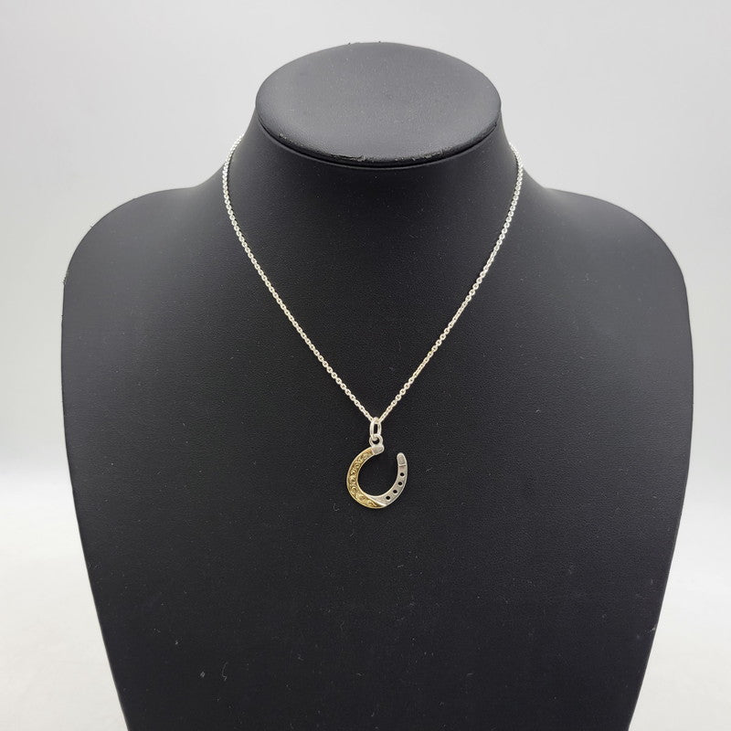 【中古品】【メンズ】 SAAD サード K24GP SV925 コンビ HORSESHOE PENDANT TOP ホースシュー ペンダントトップ アクセサリー 191-250926-hi-26-izu カラー：ゴールド/シルバー 万代Net店