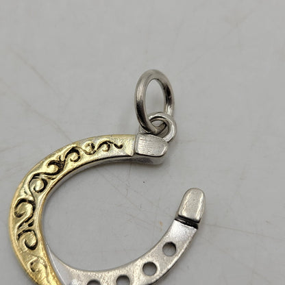 【中古品】【メンズ】 SAAD サード K24GP SV925 コンビ HORSESHOE PENDANT TOP ホースシュー ペンダントトップ アクセサリー 191-250926-hi-26-izu カラー：ゴールド/シルバー 万代Net店