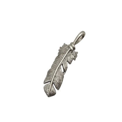 【中古品】【メンズ】 SAAD サード 925 FEATHER PENDANT TOP フェザー ペンダントトップ アクセサリー 191-250926-hi-25-izu カラー：シルバー 万代Net店