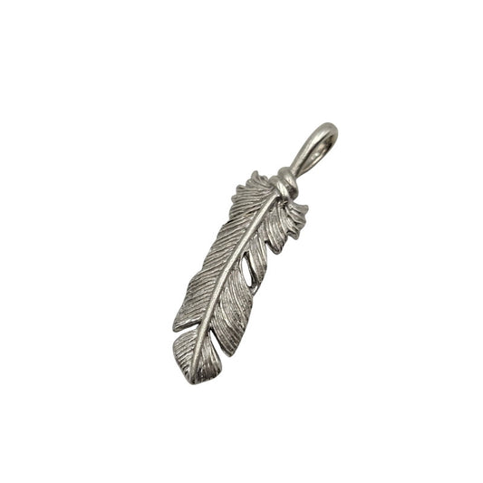 【中古品】【メンズ】 SAAD サード 925 FEATHER PENDANT TOP フェザー ペンダントトップ アクセサリー 191-250926-hi-25-izu カラー：シルバー 万代Net店