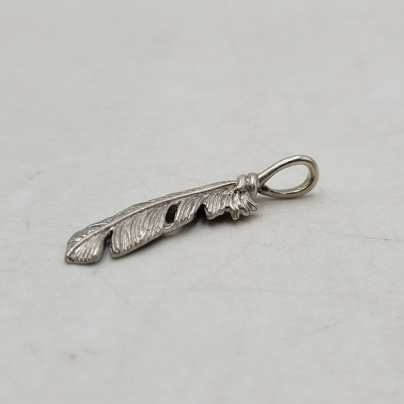 【中古品】【メンズ】 SAAD サード 925 FEATHER PENDANT TOP フェザー ペンダントトップ アクセサリー 191-250926-hi-25-izu カラー：シルバー 万代Net店
