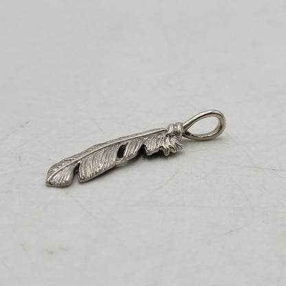 【中古品】【メンズ】 SAAD サード 925 FEATHER PENDANT TOP フェザー ペンダントトップ アクセサリー 191-250926-hi-25-izu カラー：シルバー 万代Net店