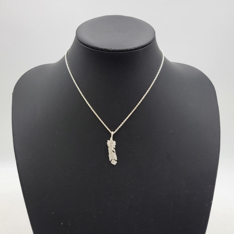 【中古品】【メンズ】 SAAD サード 925 FEATHER PENDANT TOP フェザー ペンダントトップ アクセサリー 191-250926-hi-25-izu カラー：シルバー 万代Net店