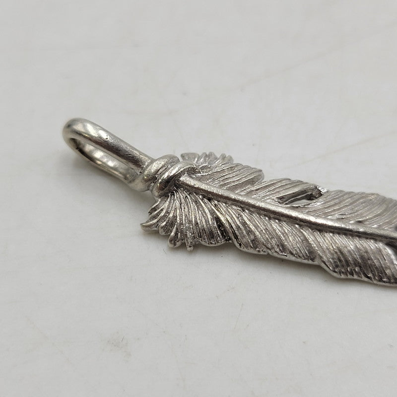 【中古品】【メンズ】 SAAD サード 925 FEATHER PENDANT TOP フェザー ペンダントトップ アクセサリー 191-250926-hi-25-izu カラー：シルバー 万代Net店