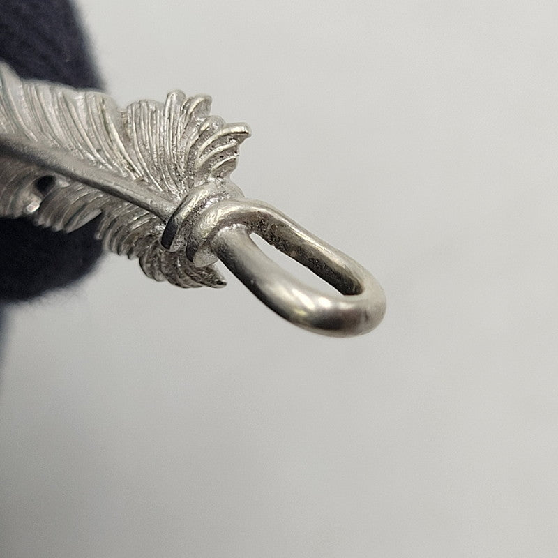 【中古品】【メンズ】 SAAD サード 925 FEATHER PENDANT TOP フェザー ペンダントトップ アクセサリー 191-250926-hi-25-izu カラー：シルバー 万代Net店