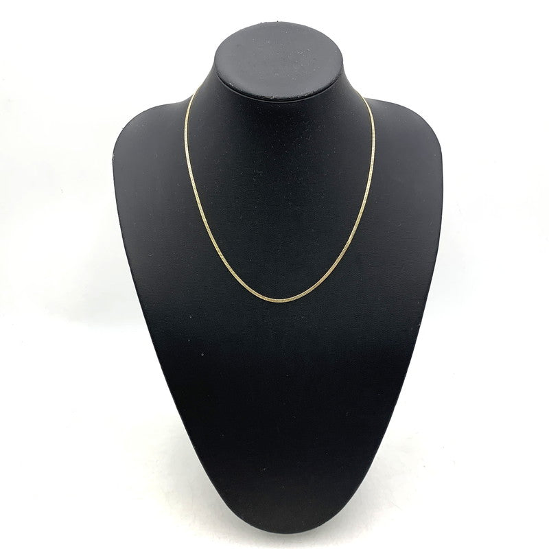 【中古品】【メンズ/レディース】 SAAD サード スネークフラットゴールドプレートチェーン ネックレス アクセサリー 191-250913-as-28-izu カラー：ゴールド 万代Net店