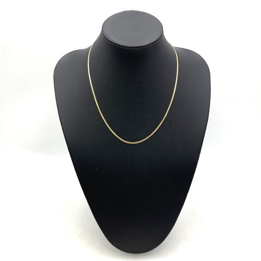 【中古品】【メンズ/レディース】 SAAD サード スネークフラットゴールドプレートチェーン ネックレス アクセサリー 191-250913-as-28-izu カラー：ゴールド 万代Net店