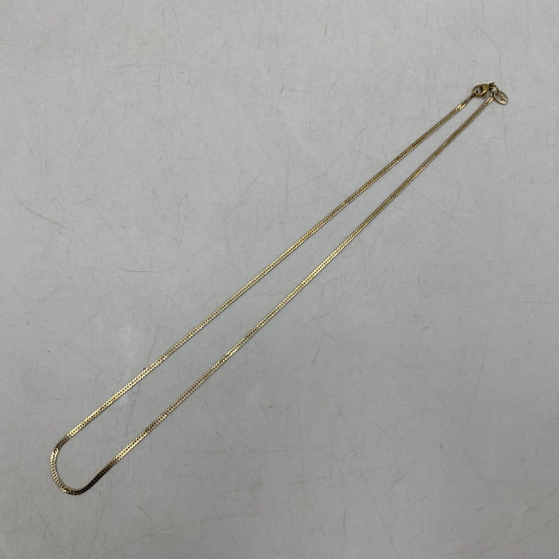 【中古品】【メンズ/レディース】 SAAD サード スネークフラットゴールドプレートチェーン ネックレス アクセサリー 191-250913-as-28-izu カラー：ゴールド 万代Net店