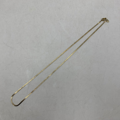 【中古品】【メンズ/レディース】 SAAD サード スネークフラットゴールドプレートチェーン ネックレス アクセサリー 191-250913-as-28-izu カラー：ゴールド 万代Net店