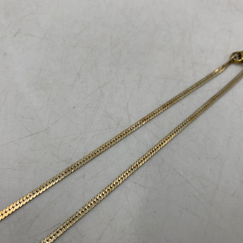 【中古品】【メンズ/レディース】 SAAD サード スネークフラットゴールドプレートチェーン ネックレス アクセサリー 191-250913-as-28-izu カラー：ゴールド 万代Net店