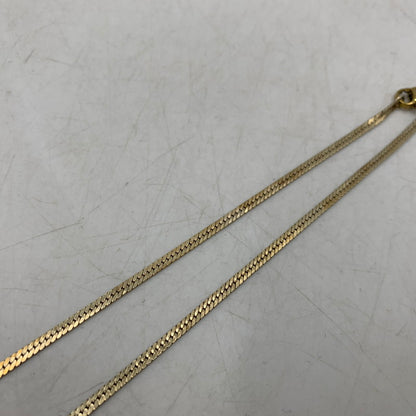 【中古品】【メンズ/レディース】 SAAD サード スネークフラットゴールドプレートチェーン ネックレス アクセサリー 191-250913-as-28-izu カラー：ゴールド 万代Net店