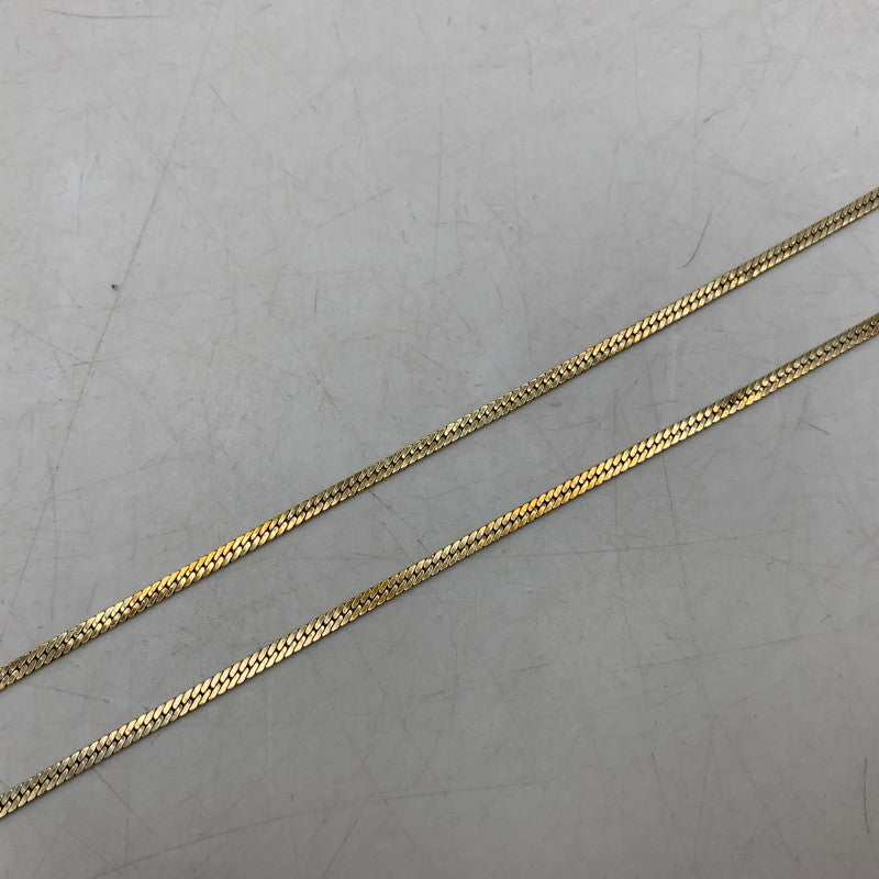 【中古品】【メンズ/レディース】 SAAD サード スネークフラットゴールドプレートチェーン ネックレス アクセサリー 191-250913-as-28-izu カラー：ゴールド 万代Net店