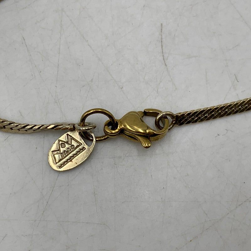 【中古品】【メンズ/レディース】 SAAD サード スネークフラットゴールドプレートチェーン ネックレス アクセサリー 191-250913-as-28-izu カラー：ゴールド 万代Net店