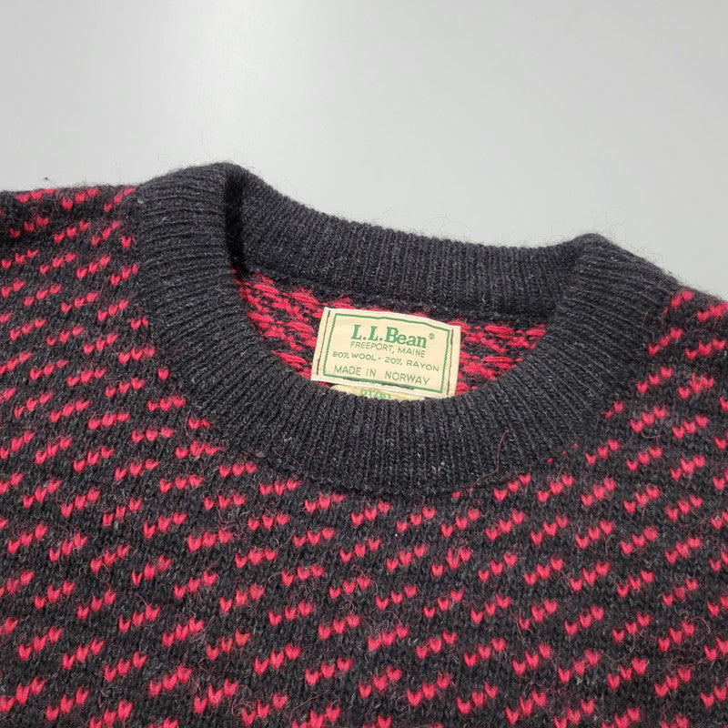 中古品】【メンズ】 L.L.Bean エルエルビーン BIRD'S EYE WOOL