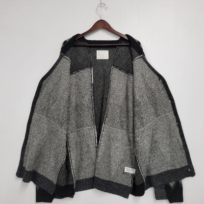 【中古品】【メンズ】 TOWNCRAFT WHITE LABEL タウンクラフト ホワイトレーベル × OLD PARK オールドパーク V NECK JACQUARD KNIT CARDIGAN Vネック ジャガード ニット カーディガン 145-251227-as-07-izu カラー：マルチカラー 万代Net店