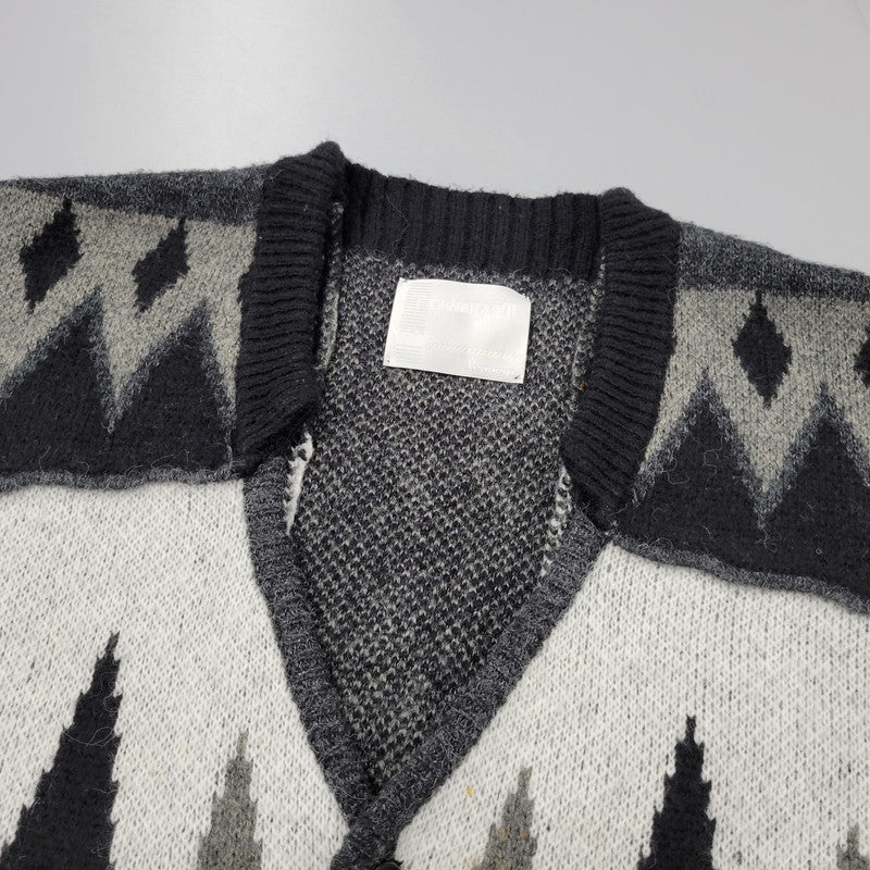【中古品】【メンズ】 TOWNCRAFT WHITE LABEL タウンクラフト ホワイトレーベル × OLD PARK オールドパーク V NECK JACQUARD KNIT CARDIGAN Vネック ジャガード ニット カーディガン 145-251227-as-07-izu カラー：マルチカラー 万代Net店