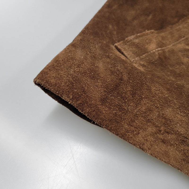 【中古品】【メンズ】 OLD GAP オールド ギャップ ZIP UP SUEDE LEATHER JACKET ジップアップ スエード レザー ジャケット 中国製 アウター 146-250914-as-23-izu サイズ：L カラー：ブラウン 万代Net店
