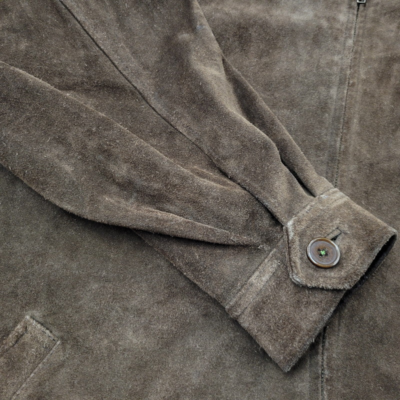 【中古品】【メンズ】 OLD GAP オールド ギャップ ZIP UP SUEDE LEATHER JACKET ジップアップ スエード レザー ジャケット 中国製 アウター 146-250914-as-23-izu サイズ：L カラー：ブラウン 万代Net店