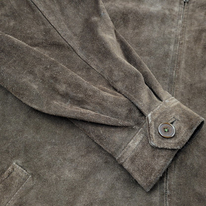 【中古品】【メンズ】 OLD GAP オールド ギャップ ZIP UP SUEDE LEATHER JACKET ジップアップ スエード レザー ジャケット 中国製 アウター 146-250914-as-23-izu サイズ：L カラー：ブラウン 万代Net店