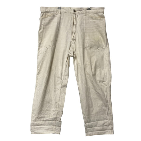 【中古品】【メンズ】 KAPTAIN SUNSHINE キャプテンサンシャイン 35 BUCKLEBACK BAKER PANTS KS22FPT17 バックルバック ベイカーパンツ ボトムス 151-250913-as-23-izu サイズ：42 カラー：ホワイト 万代Net店