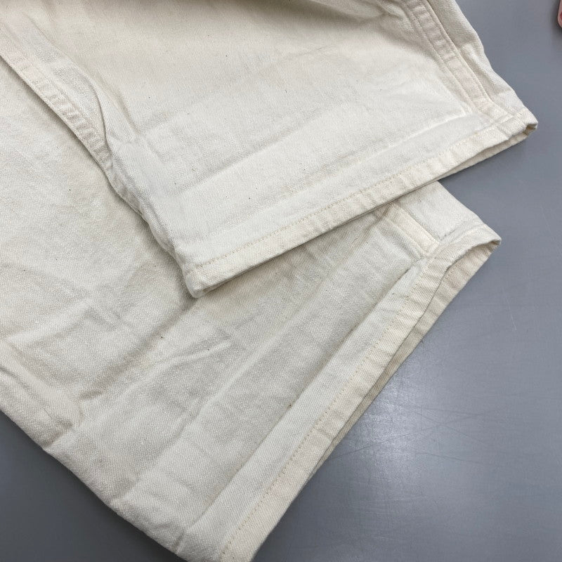 【中古品】【メンズ】 KAPTAIN SUNSHINE キャプテンサンシャイン 35 BUCKLEBACK BAKER PANTS KS22FPT17 バックルバック ベイカーパンツ ボトムス 151-250913-as-23-izu サイズ：42 カラー：ホワイト 万代Net店