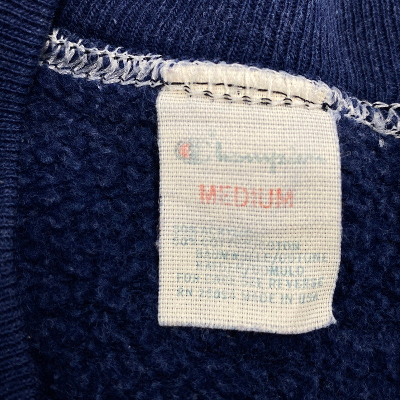 【中古品】【メンズ】 Champion チャンピオン COLLEGE OF ST.BENEDICT RAGLAN SWEATSHIRT ラグラン スウェットシャツ USA製 トリコタグ 長袖 トップス 146-250913-as-18-izu サイズ：M カラー：ネイビー 万代Net店