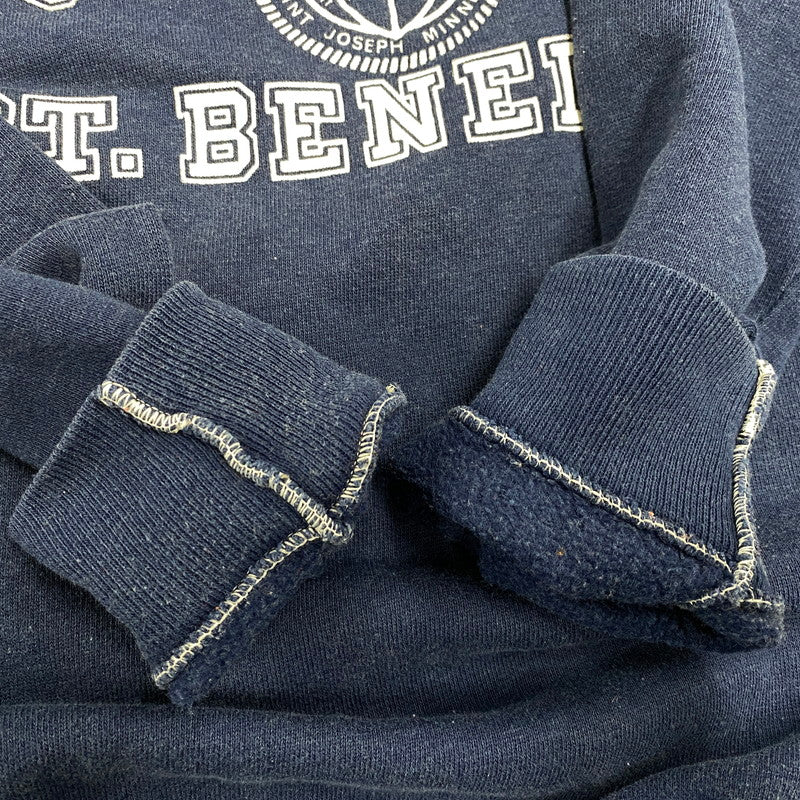 【中古品】【メンズ】 Champion チャンピオン COLLEGE OF ST.BENEDICT RAGLAN SWEATSHIRT ラグラン スウェットシャツ USA製 トリコタグ 長袖 トップス 146-250913-as-18-izu サイズ：M カラー：ネイビー 万代Net店