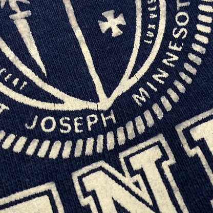 【中古品】【メンズ】 Champion チャンピオン COLLEGE OF ST.BENEDICT RAGLAN SWEATSHIRT ラグラン スウェットシャツ USA製 トリコタグ 長袖 トップス 146-250913-as-18-izu サイズ：M カラー：ネイビー 万代Net店