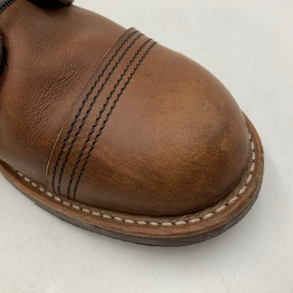 【中古品】【メンズ/レディース】 RED WING レッドウィング IRON RANGER 8111 アイアンレンジャー USA製 刺繍羽タグ ブーツ シューズ 靴 164-250913-as-30-izu サイズ：25cm カラー：ブラウン 万代Net店