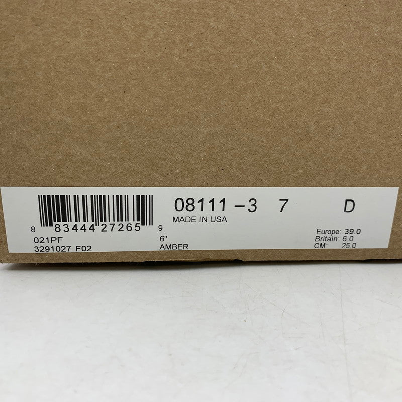 【中古品】【メンズ/レディース】 RED WING レッドウィング IRON RANGER 8111 アイアンレンジャー USA製 刺繍羽タグ ブーツ シューズ 靴 164-250913-as-30-izu サイズ：25cm カラー：ブラウン 万代Net店