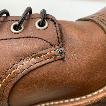 【中古品】【メンズ/レディース】 RED WING レッドウィング IRON RANGER 8111 アイアンレンジャー USA製 刺繍羽タグ ブーツ シューズ 靴 164-250913-as-30-izu サイズ：25cm カラー：ブラウン 万代Net店