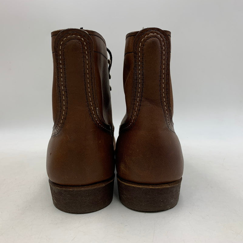 【中古品】【メンズ/レディース】 RED WING レッドウィング IRON RANGER 8111 アイアンレンジャー USA製 刺繍羽タグ ブーツ シューズ 靴 164-250913-as-30-izu サイズ：25cm カラー：ブラウン 万代Net店