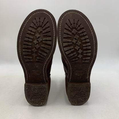 【中古品】【メンズ/レディース】 RED WING レッドウィング IRON RANGER 8111 アイアンレンジャー USA製 刺繍羽タグ ブーツ シューズ 靴 164-250913-as-30-izu サイズ：25cm カラー：ブラウン 万代Net店