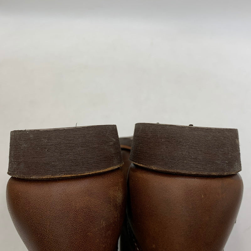 【中古品】【メンズ/レディース】 RED WING レッドウィング IRON RANGER 8111 アイアンレンジャー USA製 刺繍羽タグ ブーツ シューズ 靴 164-250913-as-30-izu サイズ：25cm カラー：ブラウン 万代Net店