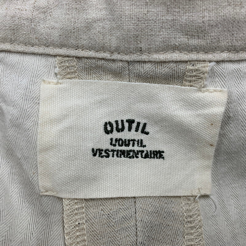 【中古品】【メンズ】 OUTIL ウティ PANTALON LIMOGES パンタロン リモージュ パンツ ボトムス 151-250920-as-07-izu サイズ：2 カラー：ベージュ系 万代Net店