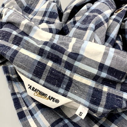 【中古品】【メンズ】 L/S COTTON CHECK SHIRT ロングスリーブ コットンチェックシャツ 長袖シャツ 142-250924-hi-24-izu サイズ：S カラー：マルチカラー 万代Net店