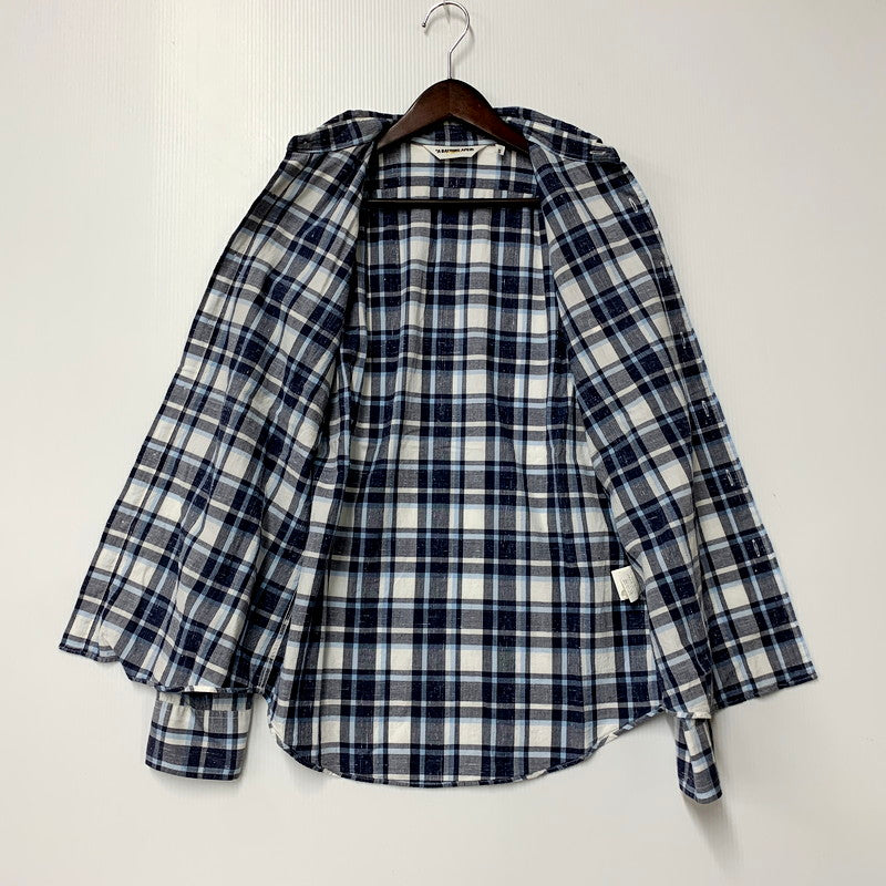 【中古品】【メンズ】 L/S COTTON CHECK SHIRT ロングスリーブ コットンチェックシャツ 長袖シャツ 142-250924-hi-24-izu サイズ：S カラー：マルチカラー 万代Net店