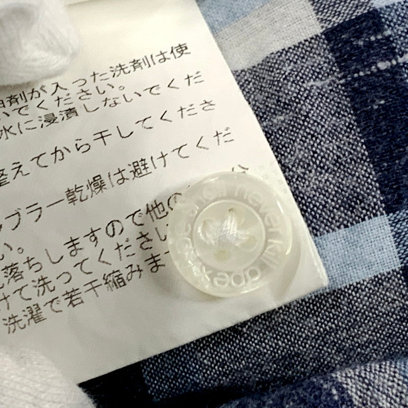 【中古品】【メンズ】 L/S COTTON CHECK SHIRT ロングスリーブ コットンチェックシャツ 長袖シャツ 142-250924-hi-24-izu サイズ：S カラー：マルチカラー 万代Net店