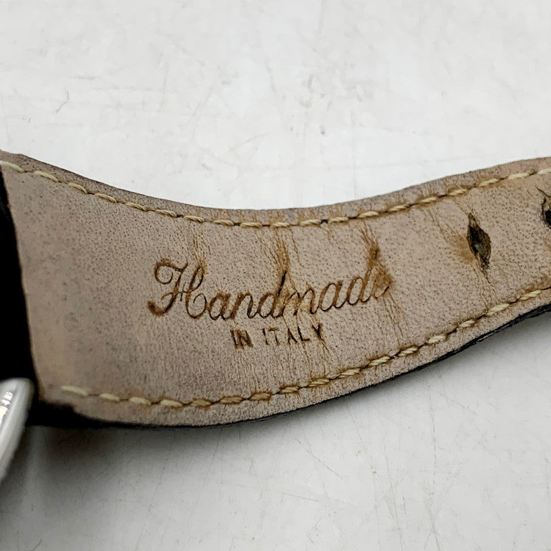 【中古品】【メンズ/レディース】 Gaga Milano ガガ・ミラノ 5010.D GRECO グレコ CARICA カリカ MANUALE マヌアーレ AUTOMATIC WATCH オートマティック ウォッチ 時計 腕時計 195-250915-ya-07-izu カラー：ブラック/シルバー 万代Net店