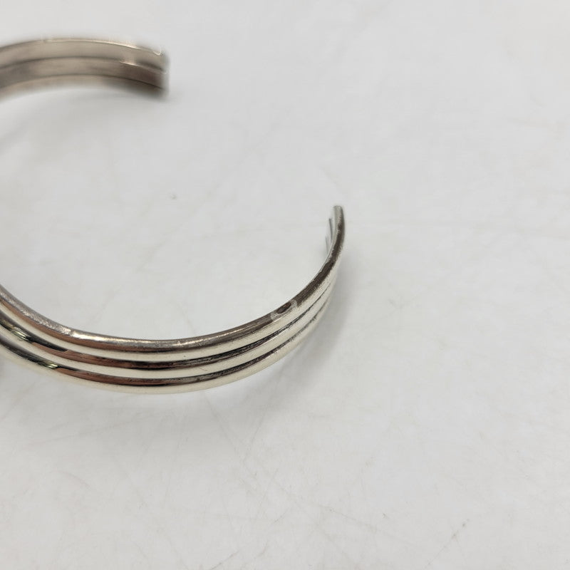 【中古品】【メンズ/レディース】 NAVAJO ナバホ STERLING STONE BANGLE スターリング ストーン バングル RCC刻印 RICHARD C. CURLEY作 アクセサリー 191-250914-as-32-izu カラー：シルバー 万代Net店
