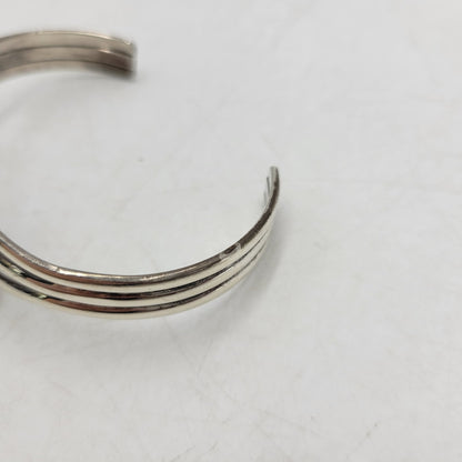 【中古品】【メンズ/レディース】 NAVAJO ナバホ STERLING STONE BANGLE スターリング ストーン バングル RCC刻印 RICHARD C. CURLEY作 アクセサリー 191-250914-as-32-izu カラー：シルバー 万代Net店