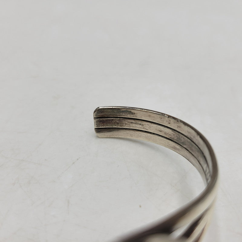 【中古品】【メンズ/レディース】 NAVAJO ナバホ STERLING STONE BANGLE スターリング ストーン バングル RCC刻印 RICHARD C. CURLEY作 アクセサリー 191-250914-as-32-izu カラー：シルバー 万代Net店