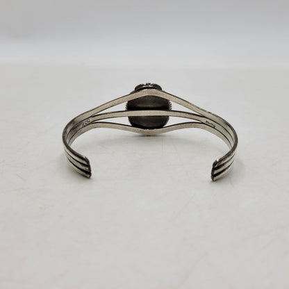 【中古品】【メンズ/レディース】 NAVAJO ナバホ STERLING STONE BANGLE スターリング ストーン バングル RCC刻印 RICHARD C. CURLEY作 アクセサリー 191-250914-as-32-izu カラー：シルバー 万代Net店