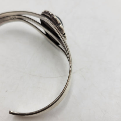 【中古品】【メンズ/レディース】 NAVAJO ナバホ STERLING STONE BANGLE スターリング ストーン バングル RCC刻印 RICHARD C. CURLEY作 アクセサリー 191-250914-as-32-izu カラー：シルバー 万代Net店