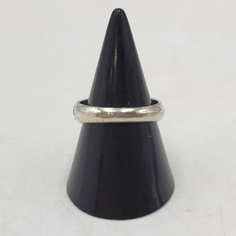 【中古品】【メンズ】 USED STERLING STONE RING スターリング ストーンリング 指輪 アクセサリー 191-250926-hi-13-izu カラー：ブラック/シルバー 万代Net店